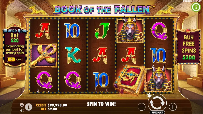 Book of the Fallen Slot