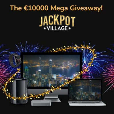 e10,000 mega giveaway jackpot village