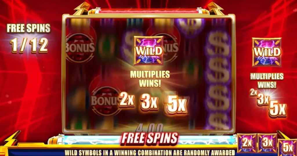 gold blitz slot wild symbols