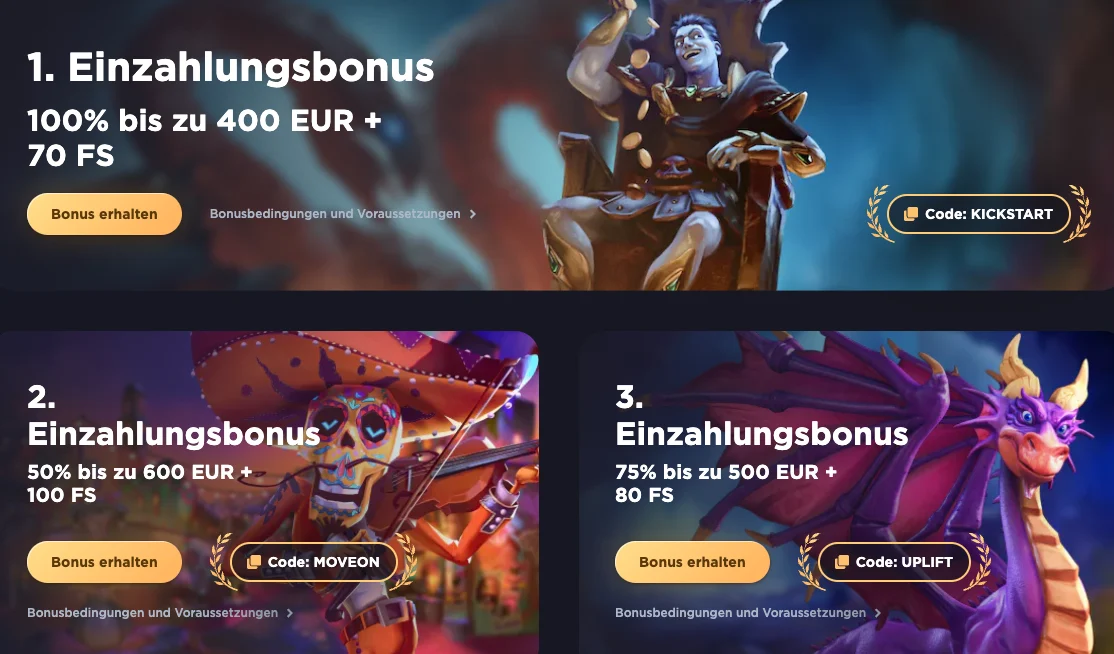 Kas.Casino Einzahlungsbonus