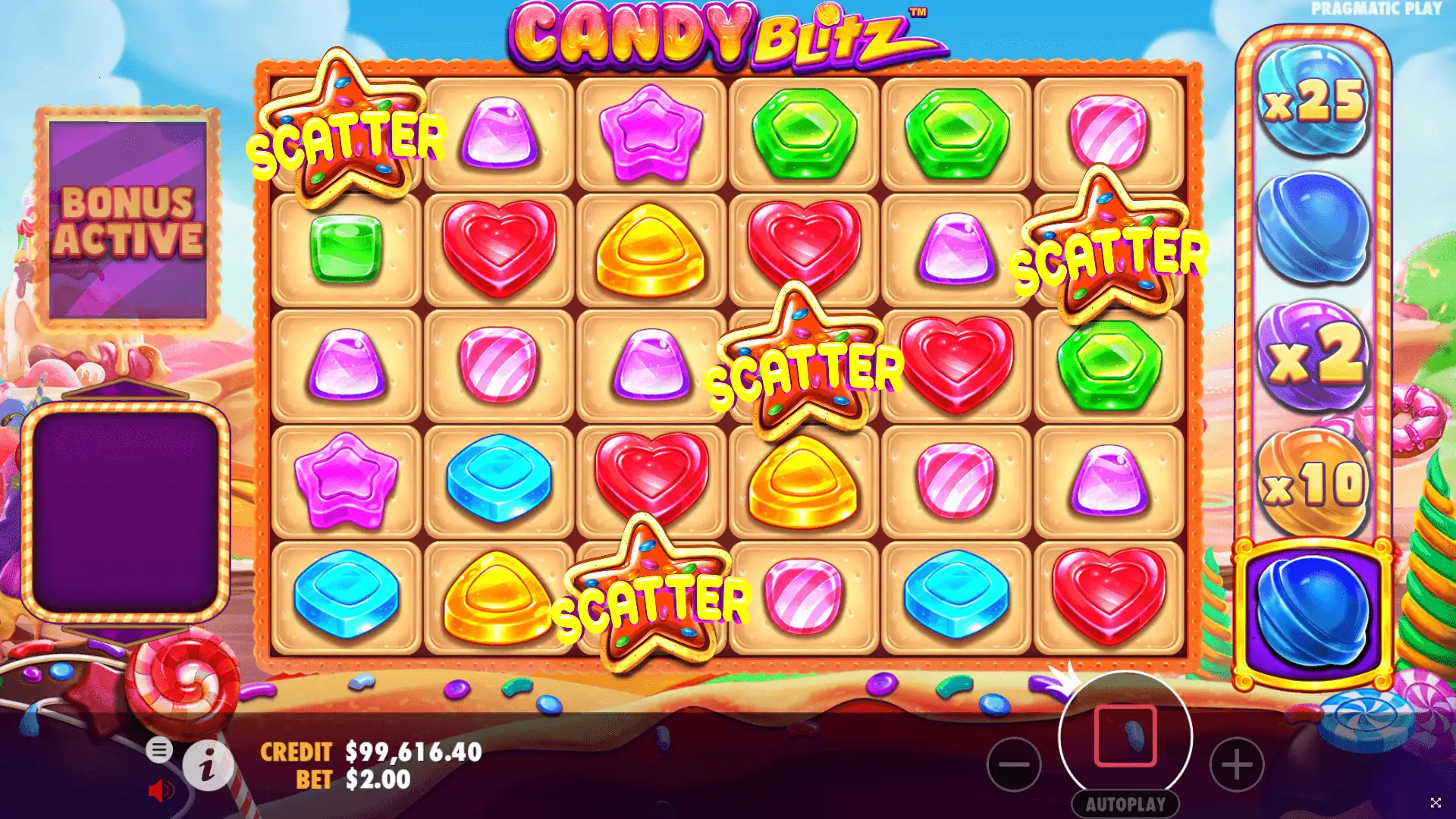 candy blitz free spins
