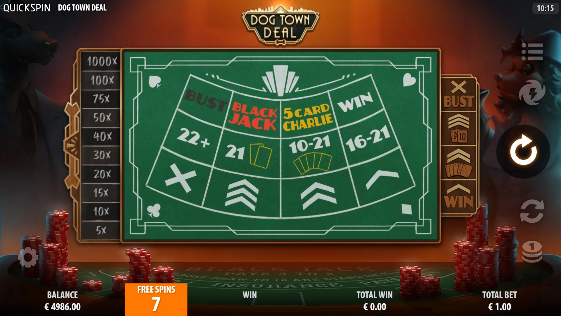 dog town deal free spins
