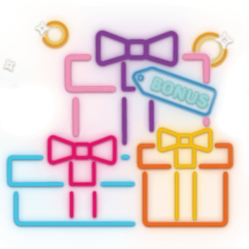 Kolme lahjapakettia ja teksti bonus