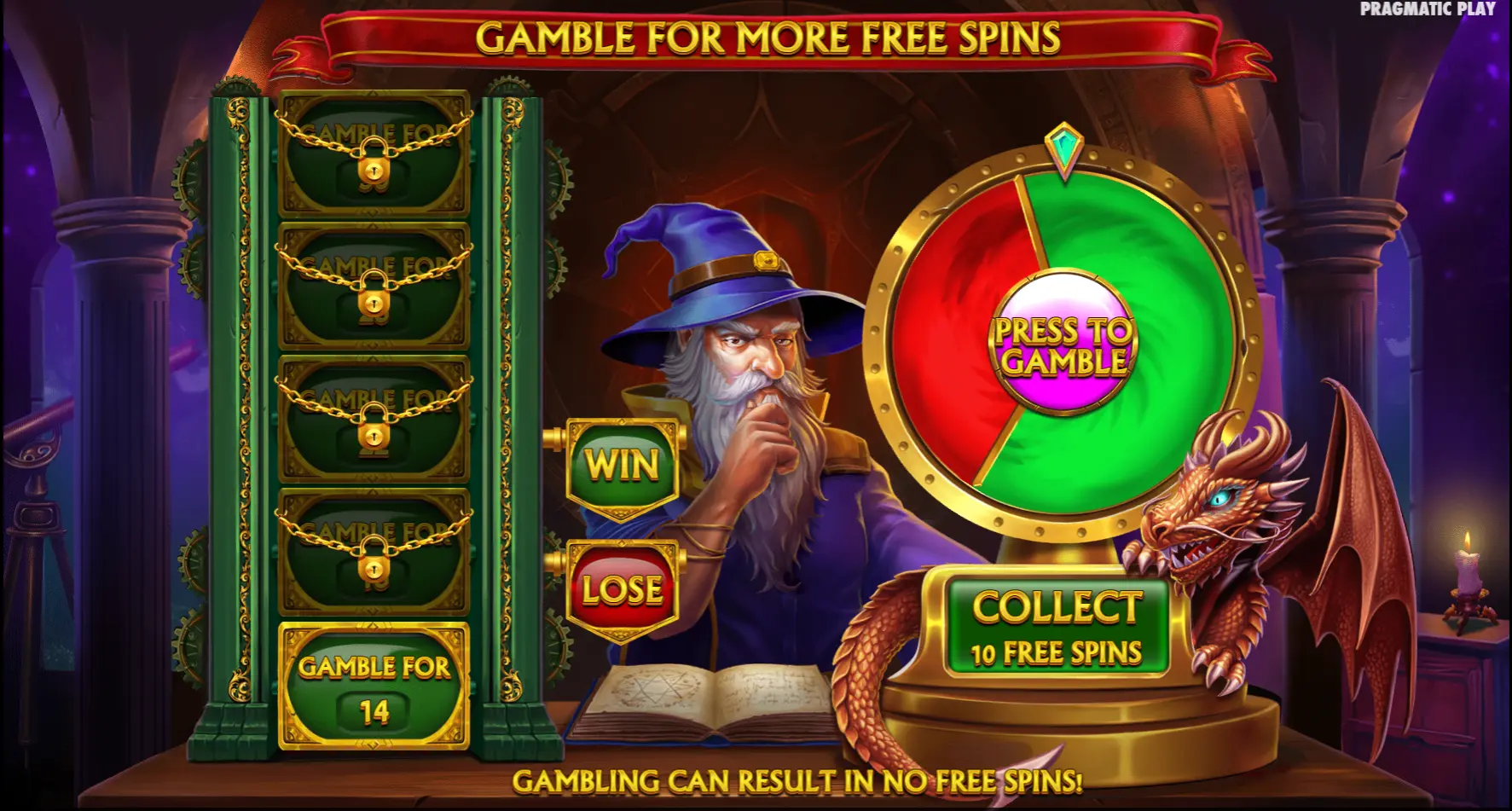 power of merlin megaways free spins