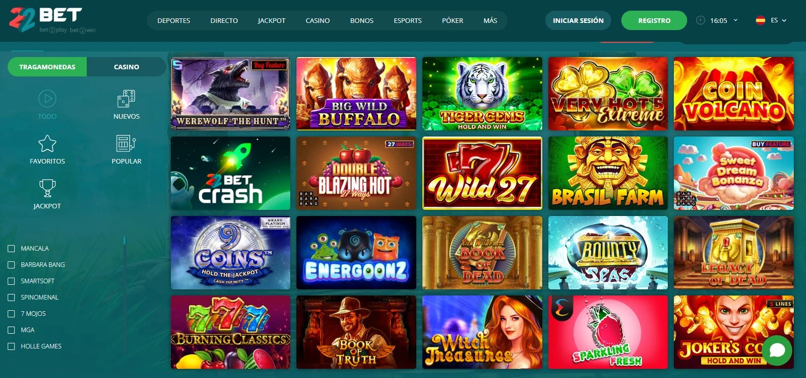 Juega en 22Bet Casino - Johnslots