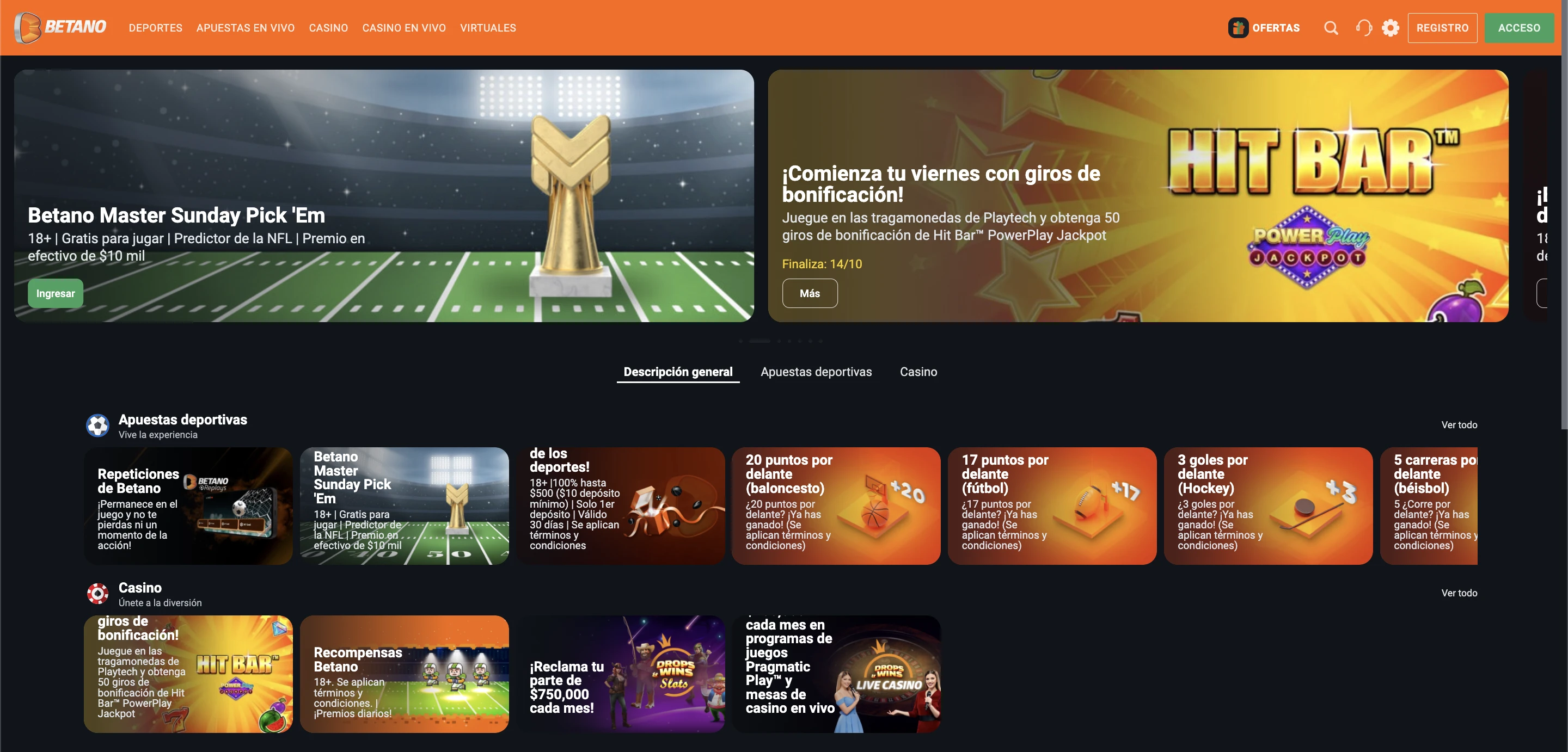 Bonos y Promociones del Casino de Betano Casino