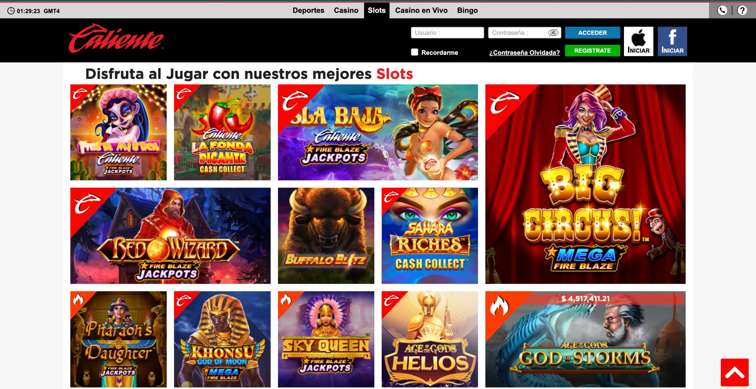 Tragamonedas Online en Casino Caliente