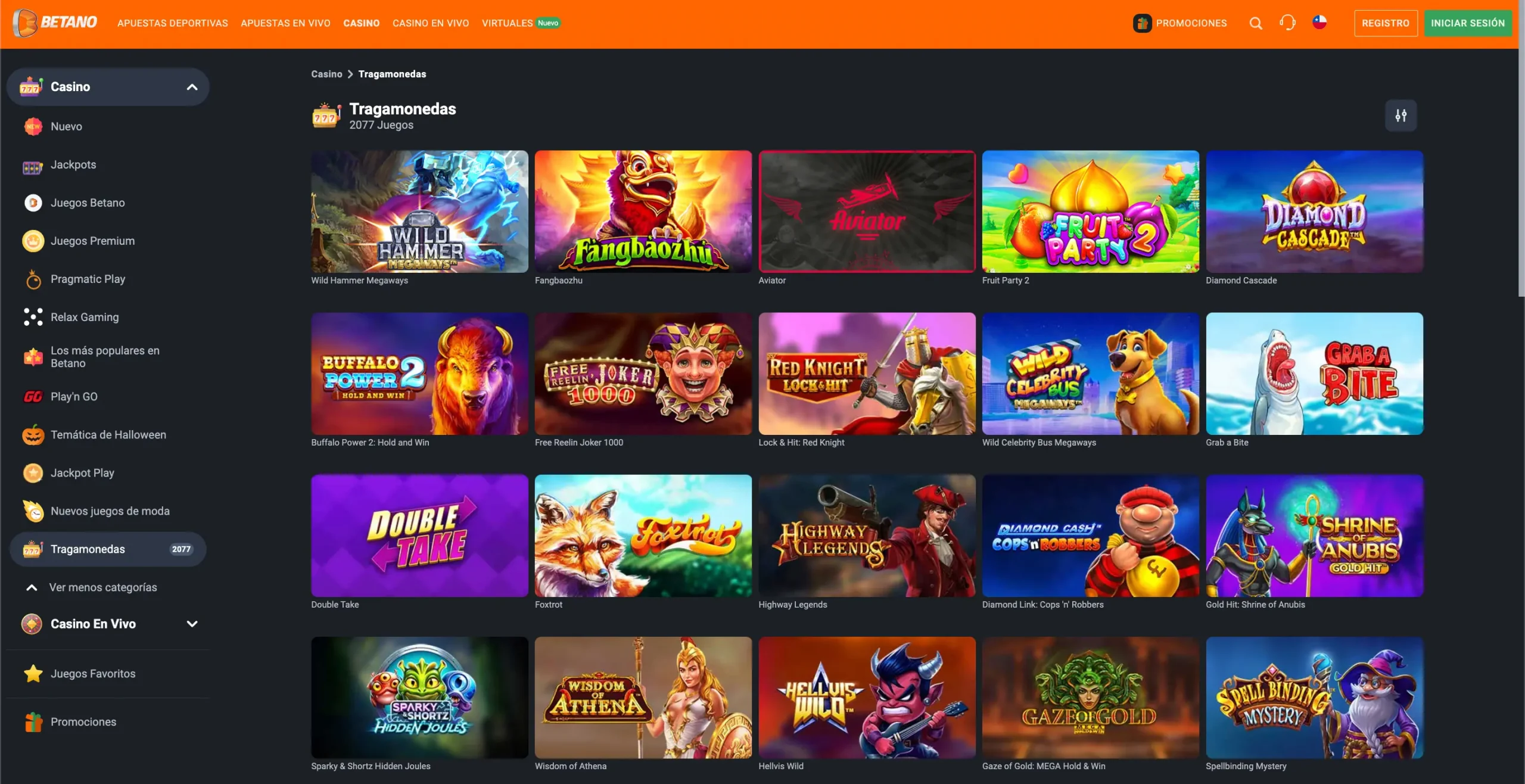 Tragamonedas de Betanos Casino - JohnSlots
