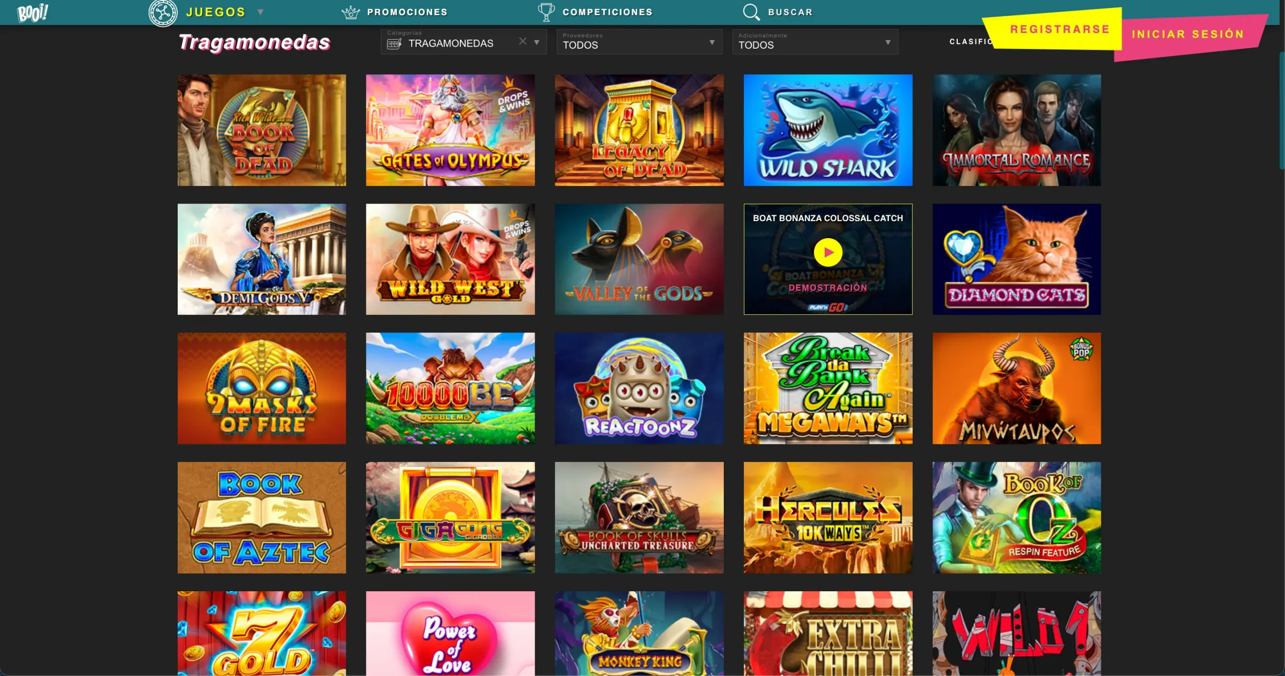 Tragamonedas Online de Booi Casino