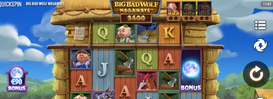 Big Bad Wolf Megaways spelplan