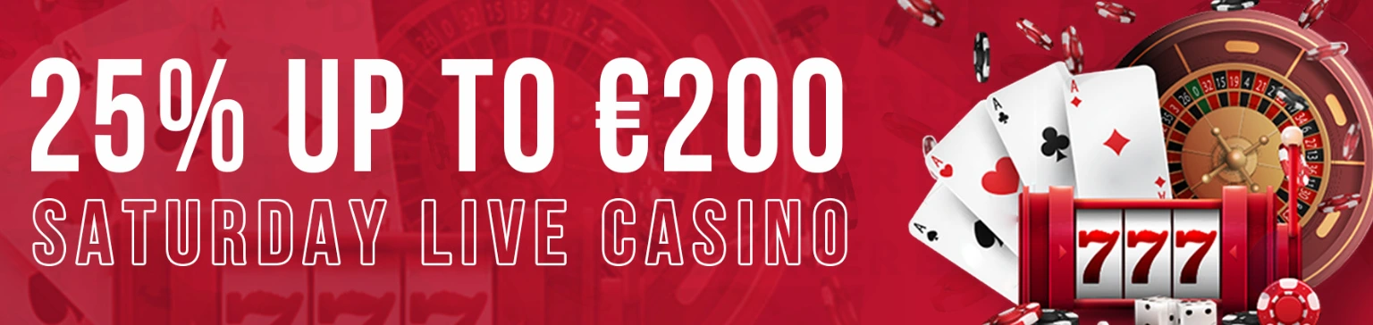 Live Casino Bonus am Samstag bei Dexterbet