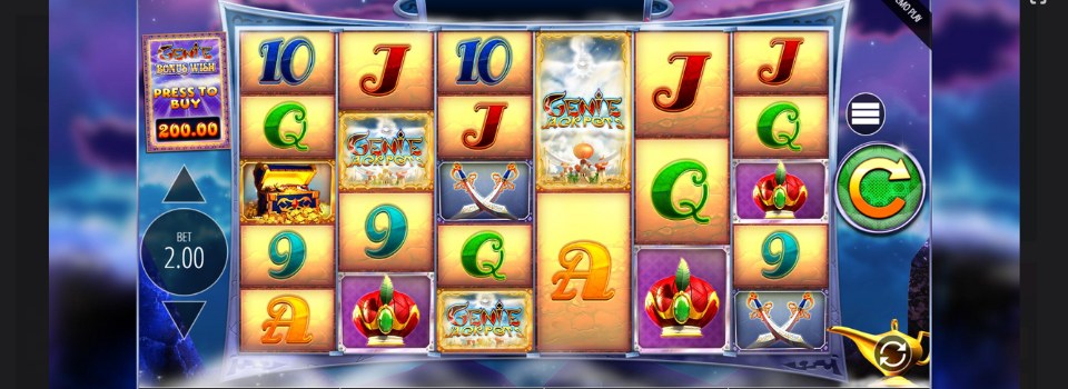 Genie Jackpots Megaways spelplan