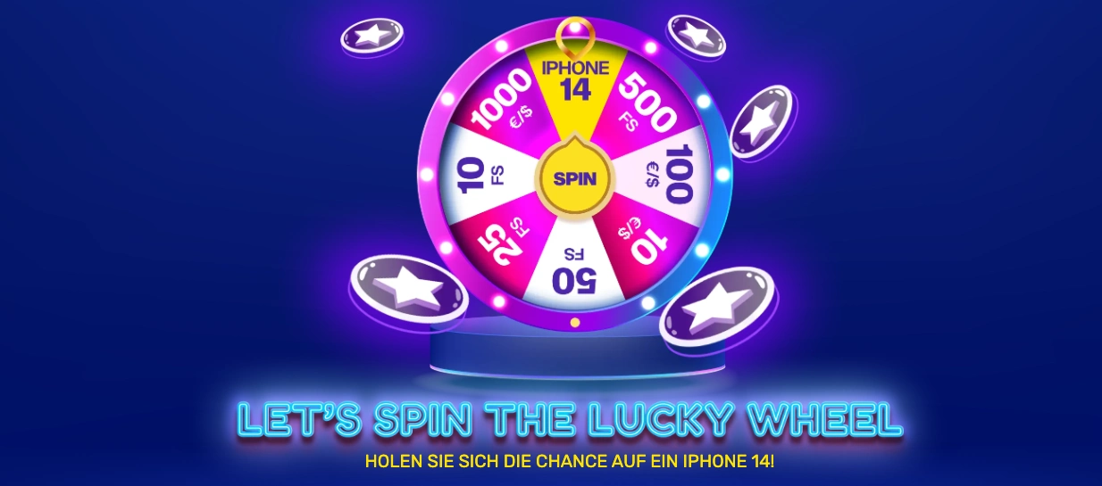 Das Lucky Wheel bei Letslucky