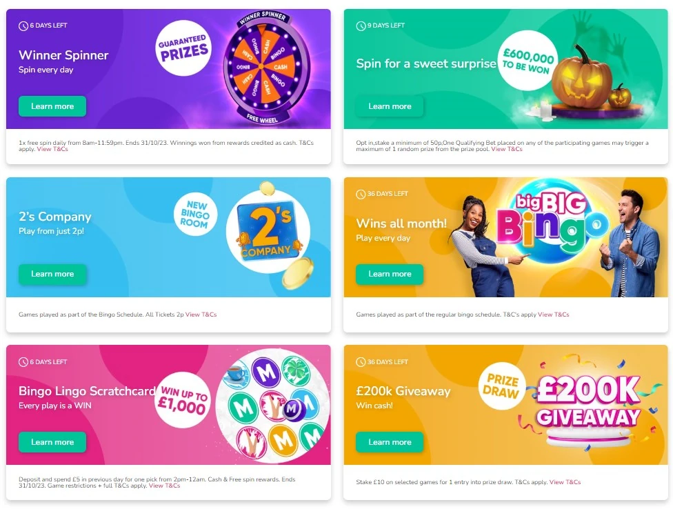 mecca bingo promotions