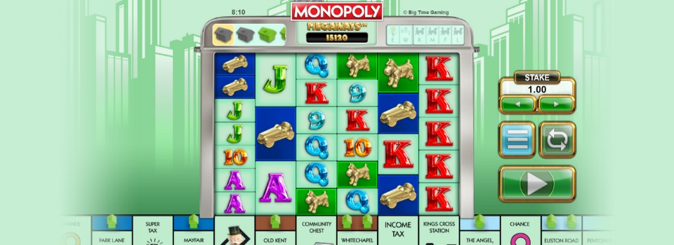 Monopoly Megaways™ spelplan