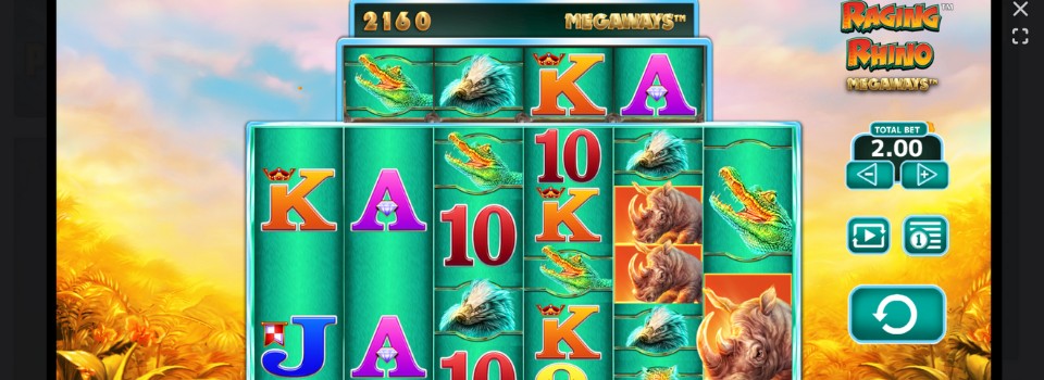 Raging Rhino Megaways™ spelplan
