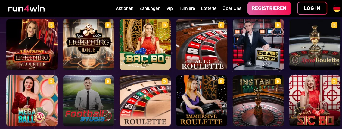 Run4Win Live Roulette