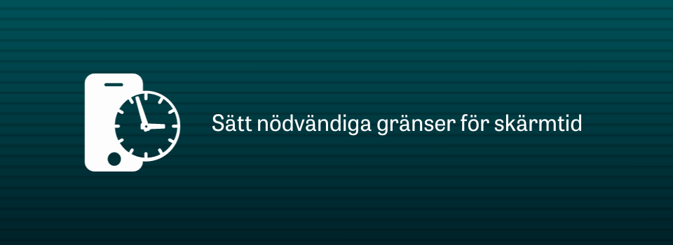 Gränser för skärmtid