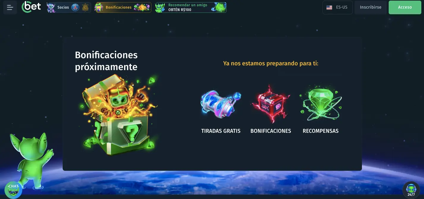 Bonos y promociones en Cbet