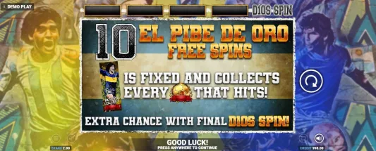 Juega gratis D10S Maradona - JohnSlots