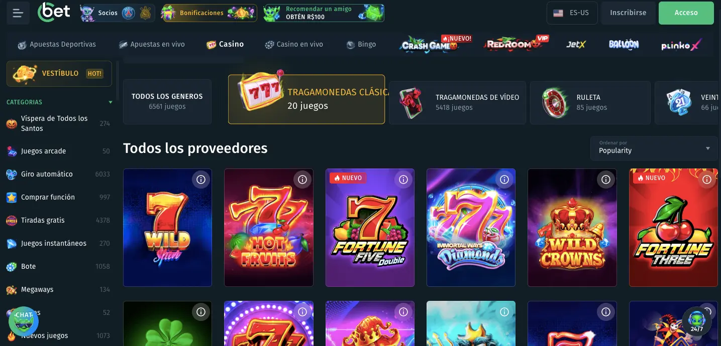 Tragamonedas online en Cbet