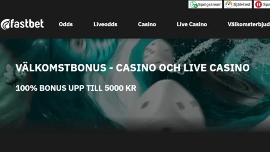 Fastbet Casino hemsida