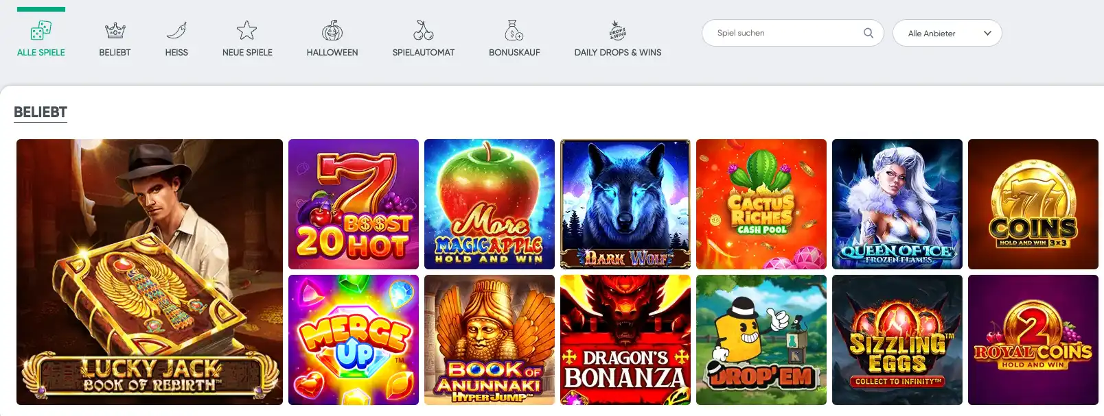 Ivibet Casino Spiele