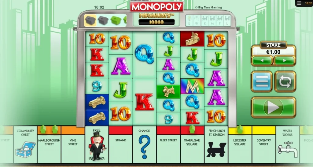 monopoly megaways slot