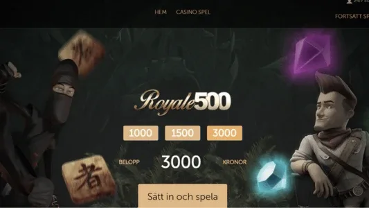 Royale500 hemsida
