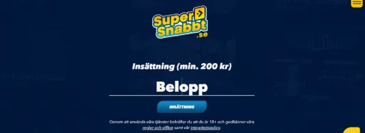 Supersnabbt registrering