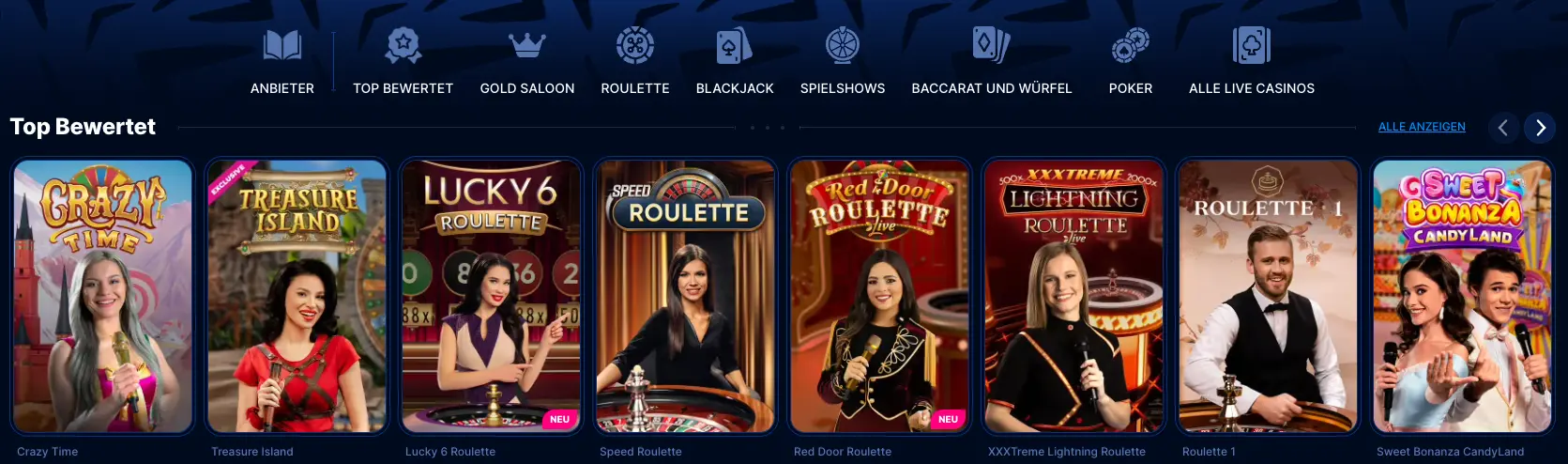 Boomerang.Bet Live Casino