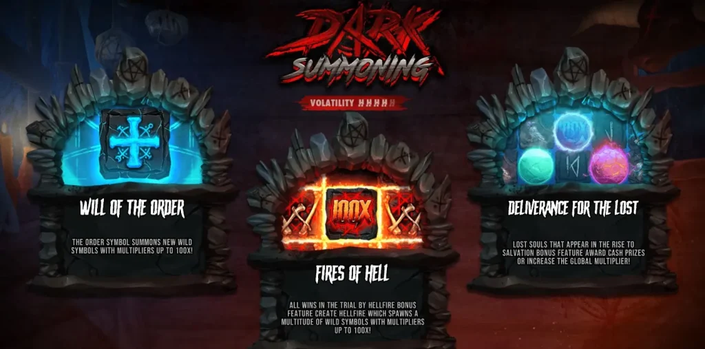 dark summoning slot features