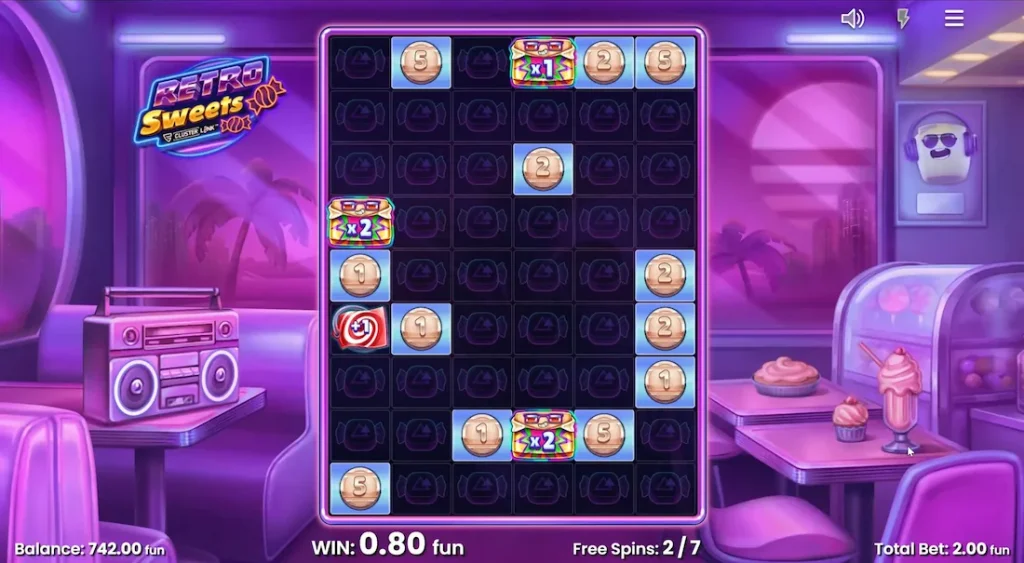 retro sweets free spins