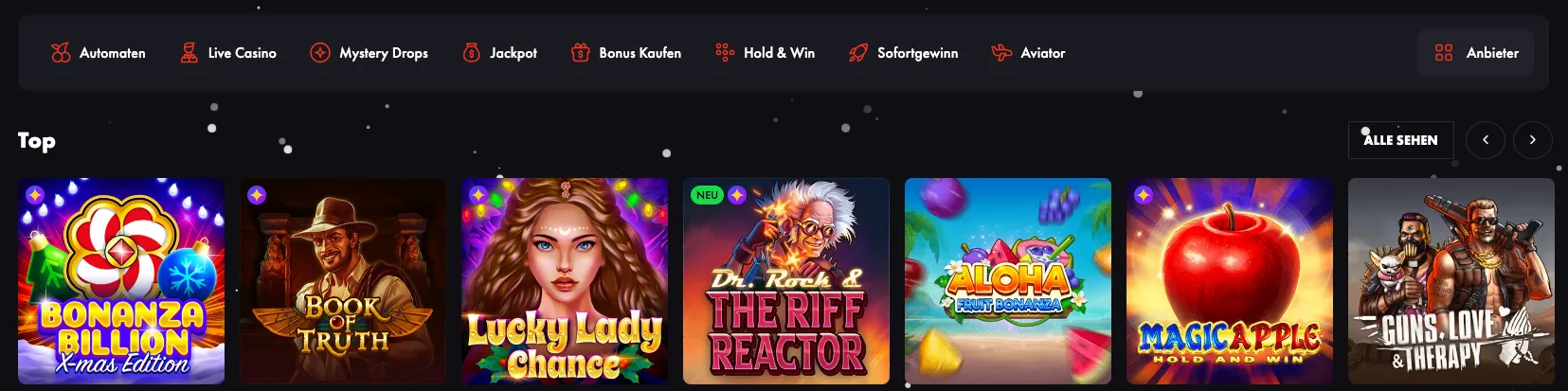 Rooster Bet Casino Spiele