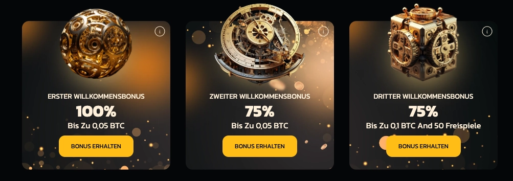 Bitcoin Games Casino Bonus für Neukunden