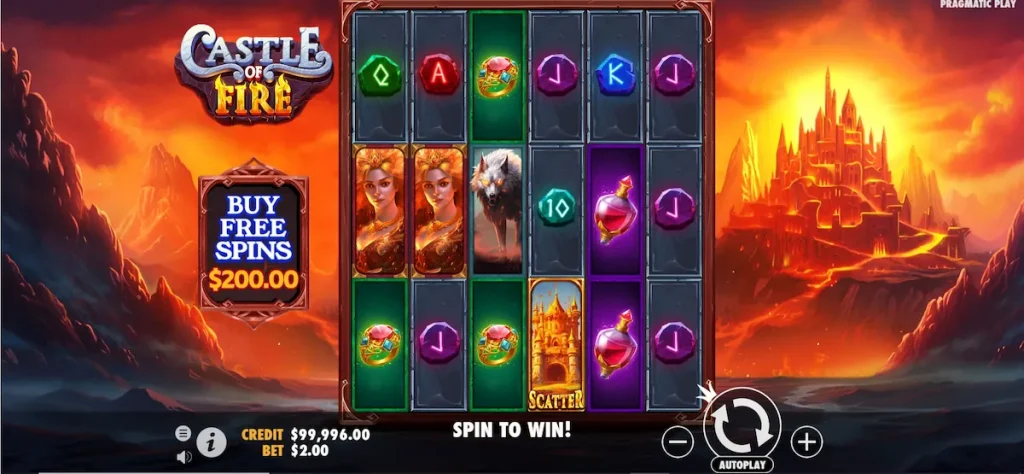 castle of fire slot