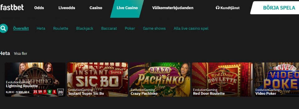 FastBet Live Casino