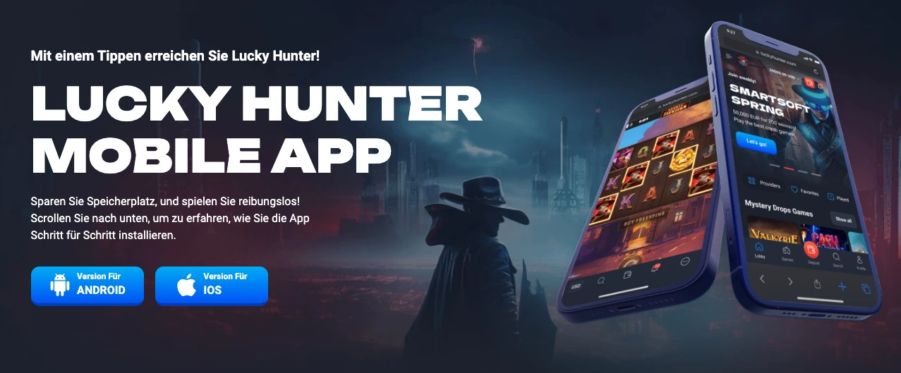 LuckyHunter Echtgeld Casino App