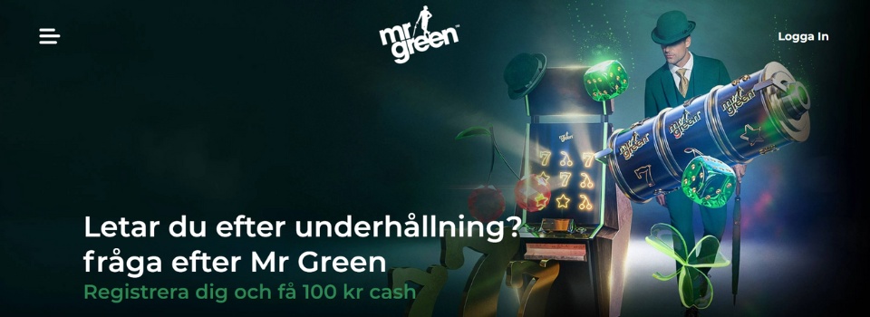 Mr Green Casino hemsida - Casino bonus utan insättning