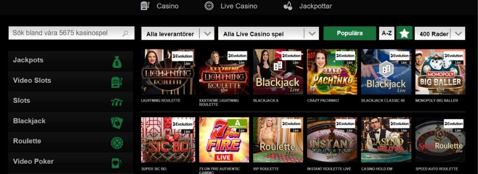 Mr Vegas Live Casino