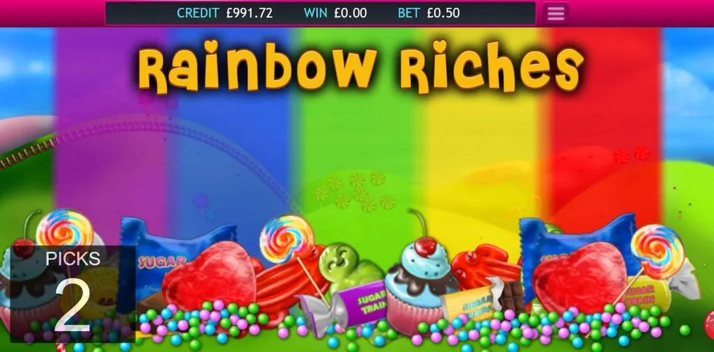 rainbow riches rainbow pick bonus