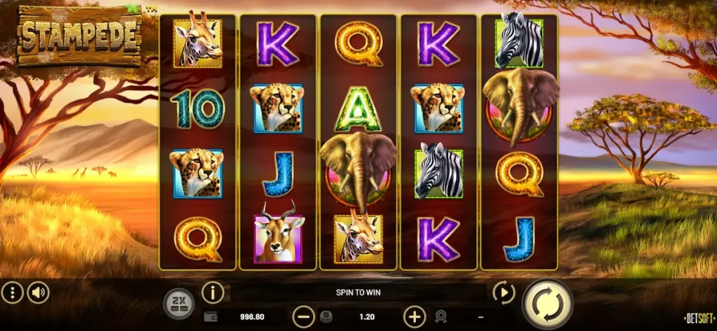 stampede slot screenshot