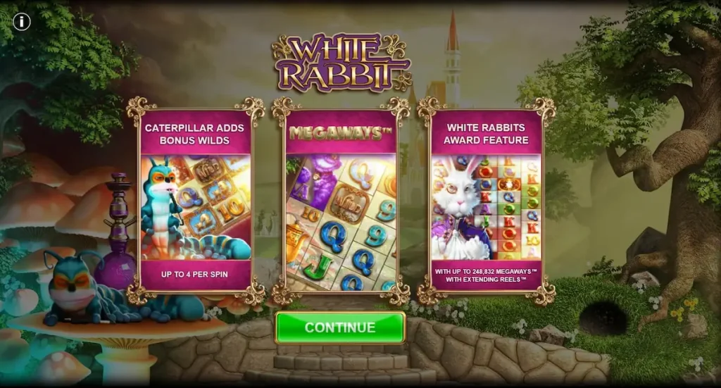 white rabbit slot features