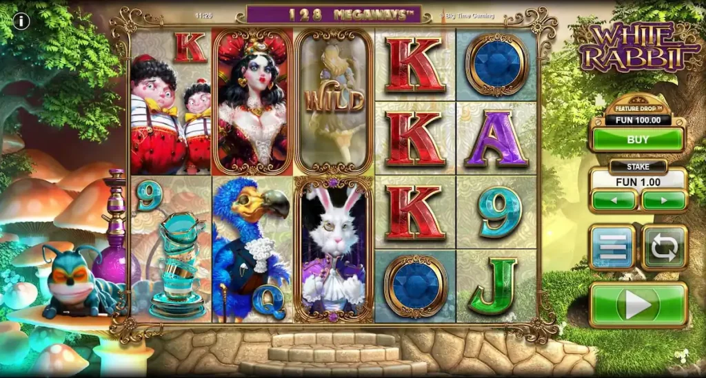 white rabbit slot screenshot