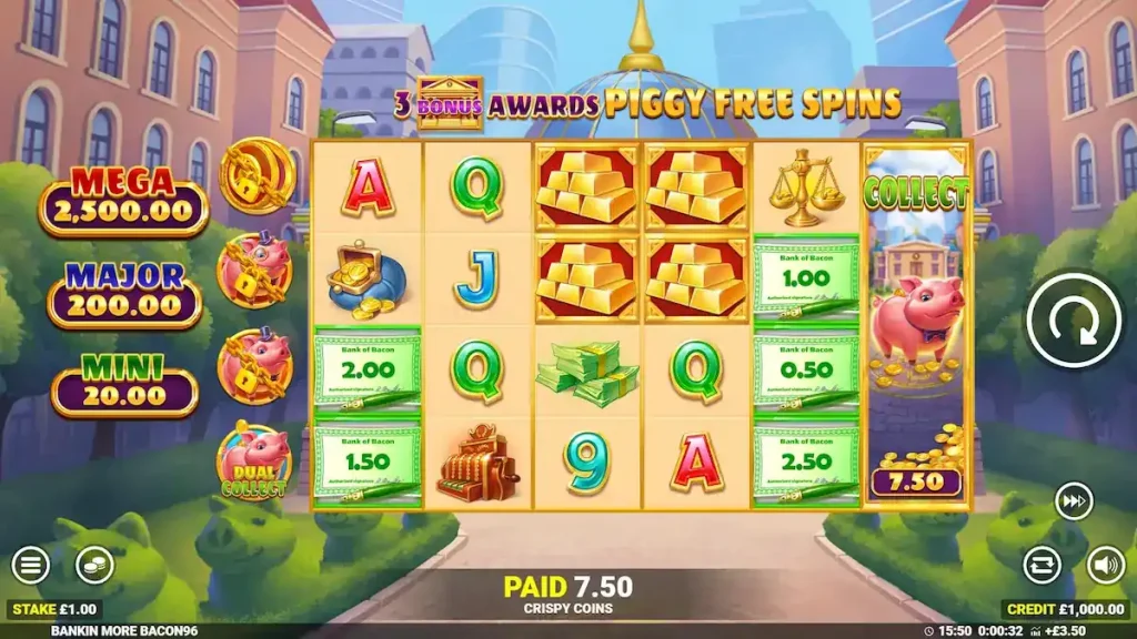 bankin' more bacon slot screenshot