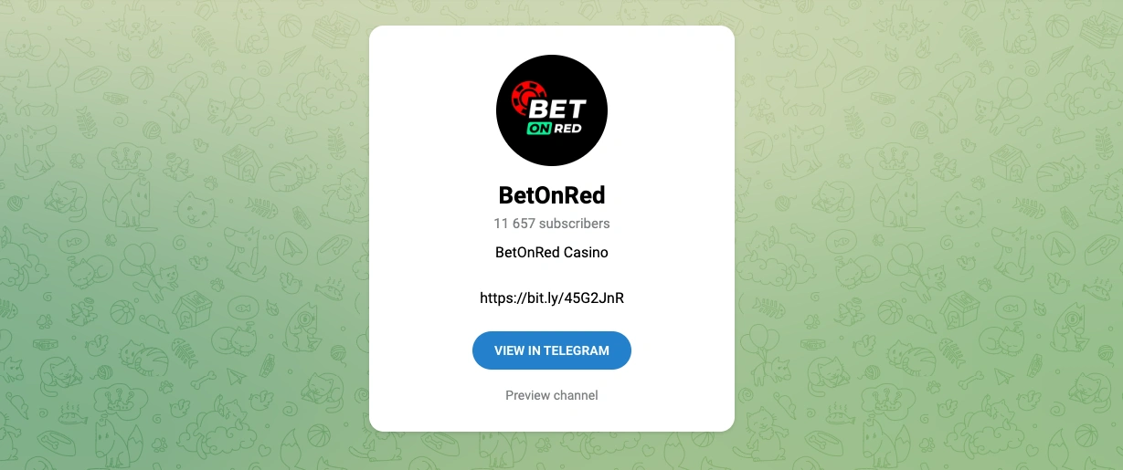 BetonRed Telegram Casino