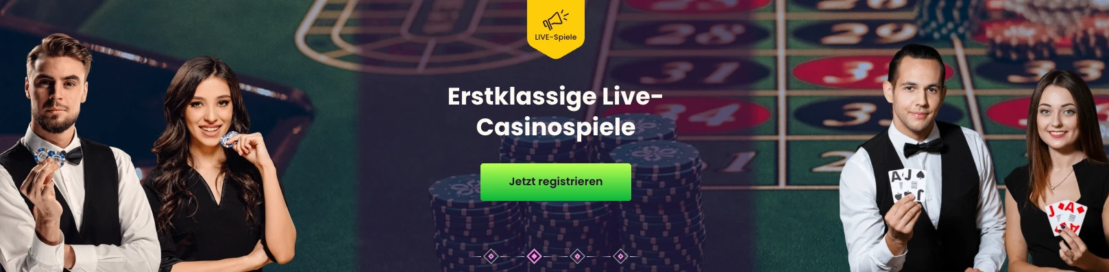 Das Live Casino im Bizzo Casino