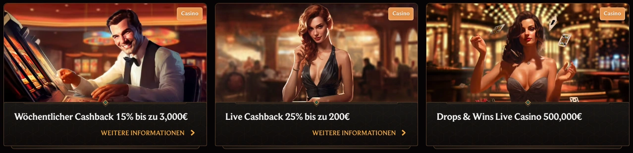 CrownPlay weitere Casino Aktionen