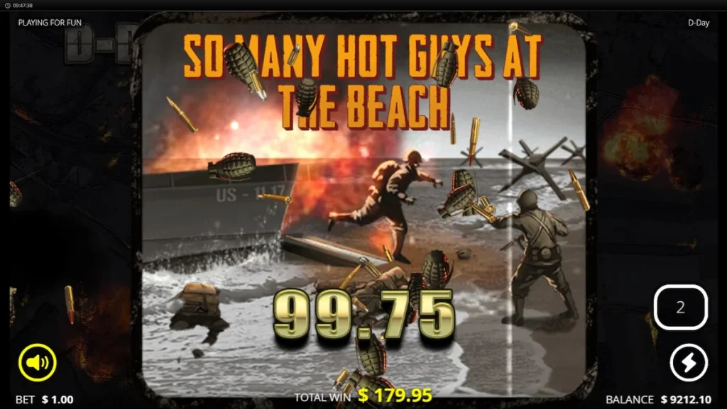 d-day slot screenshot 2