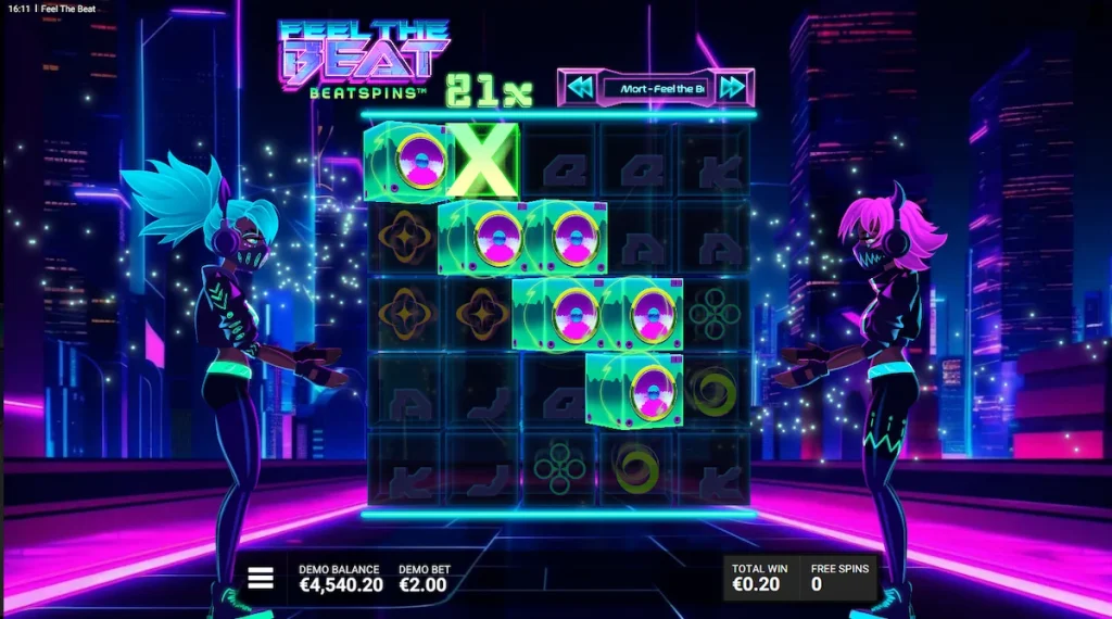 feel the beat slot bonus